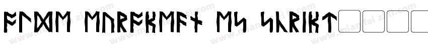 Olde European ES Script字体转换